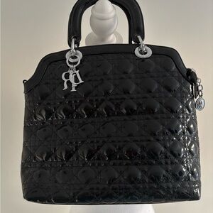 Dior Black Quilted Handbag